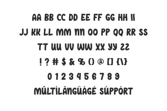 Saus Tomat Font PNG with transparent background - Preview 3