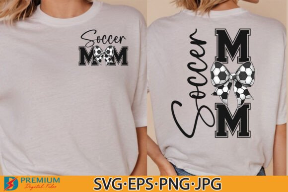 Soccer Mom PNG Coquette Bow Retro Mama Graphic by Premium Digital Files ...