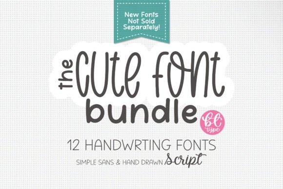 The Cute Handwriting Bundle Fonts