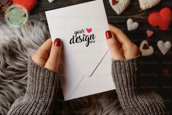 Valentine's Day Mockup Stationary Graphic Product Mockups By TheBest Mockup