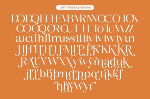 Aihuner Font PNG with transparent background - Preview 4