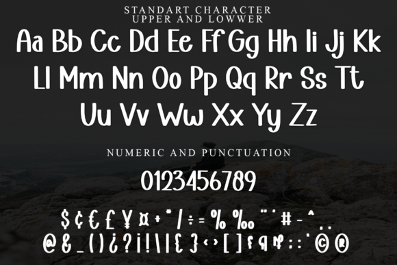 Bookmark Planner Font - Preview 3