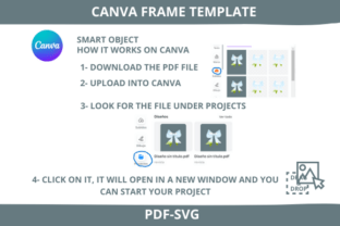 Brush Stroke Heart Canva Frames Template Graphic by cryptoaccenthub ...