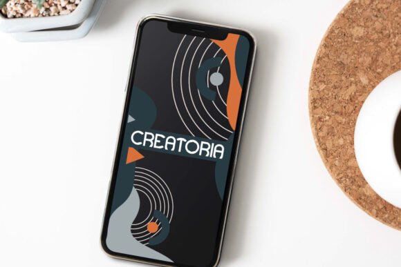 Creatoria Font PNG with transparent background - Preview 2