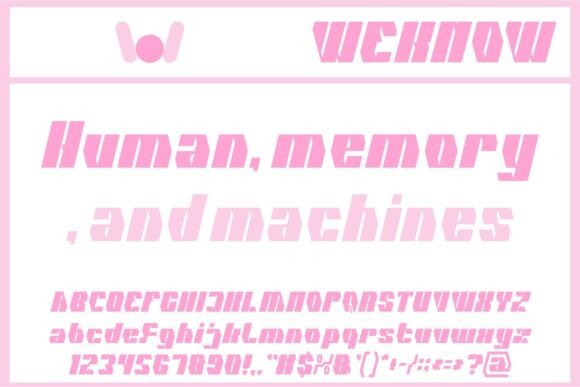 Cybernetic Man Font - Preview 1