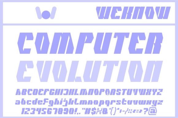 Cybernetic Man Font - Preview 2