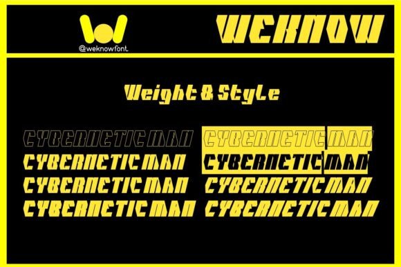 Cybernetic Man Font - Preview 5