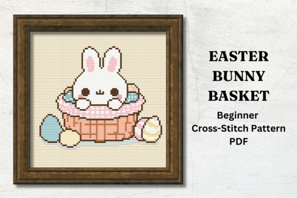 Easter Baked Bunny Cross-Stitch Pattern