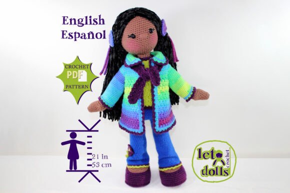 Lily Large Crochet Doll Pattern