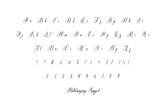 Megantari Font PNG with transparent background - Preview 3