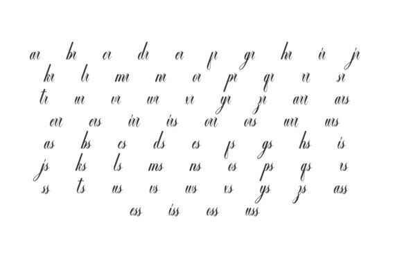 Megantari Font PNG with transparent background - Preview 5