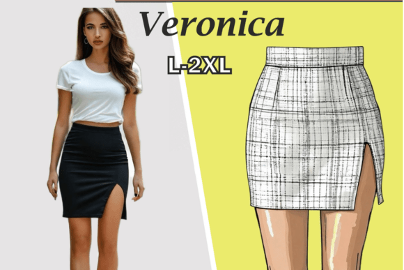 Mini Skirt Sewing Pattern Universal PDF