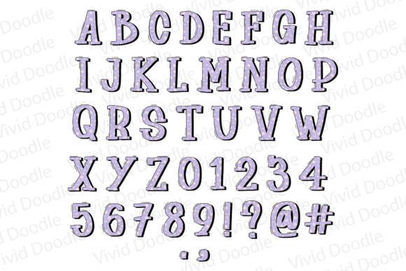 Mother's Day Flowers Font PNG with transparent background - Preview 4