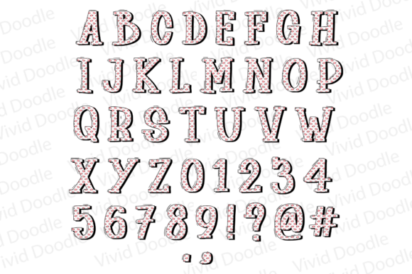 Mother's Day Flowers Font PNG with transparent background - Preview 6