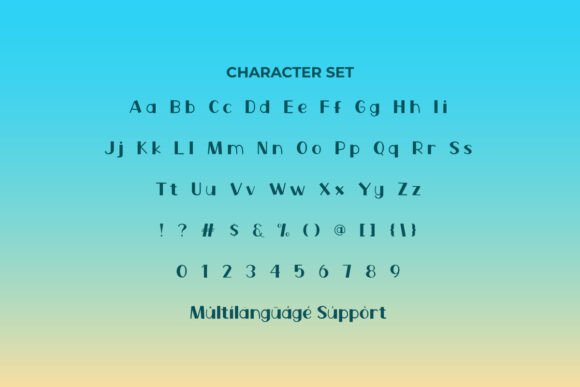 Play Holiday Font PNG with transparent background - Preview 2