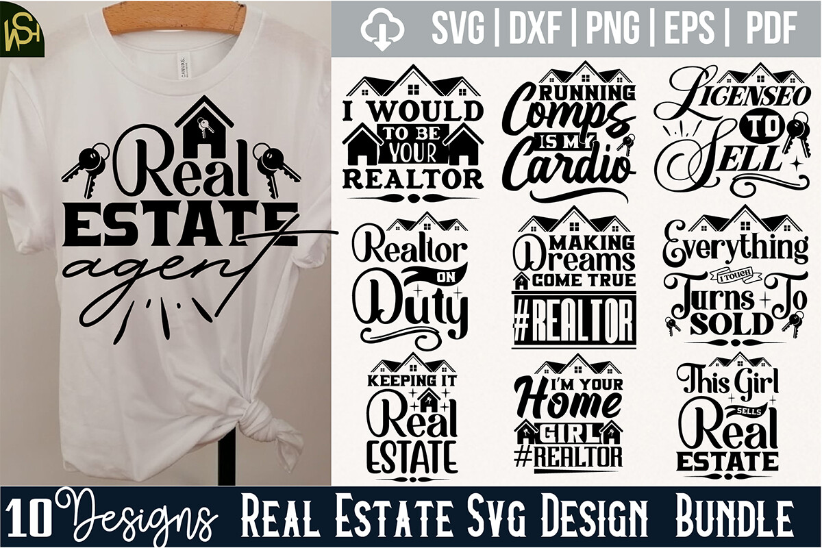 Real Estate SVG Design Bundle Graphic by wishessvghop · Creative Fabrica