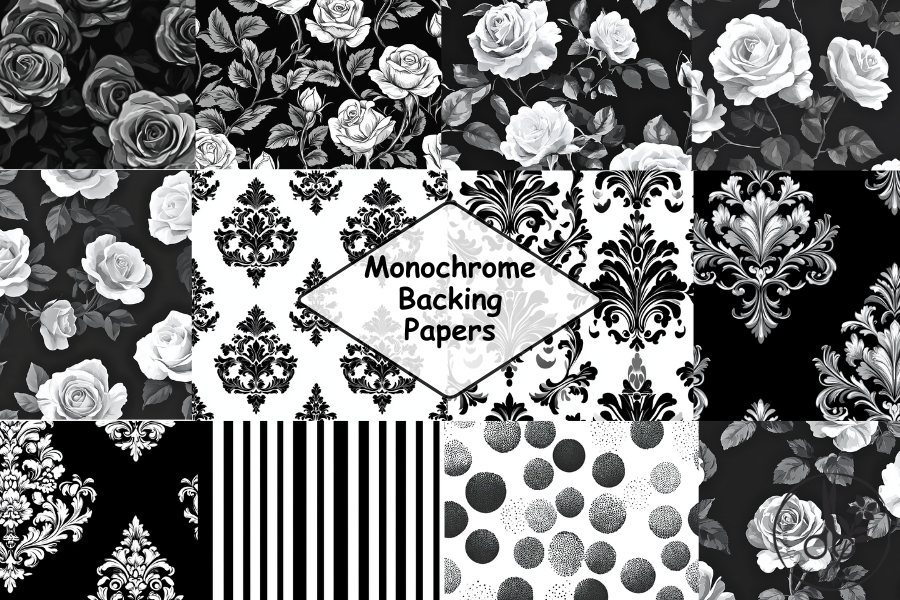 Seamless Backing Papers Graphic by Passionateaboutcraft · Creative Fabrica