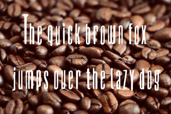 Skinny Latte Font PNG with transparent background - Preview 2