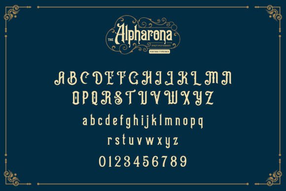 Alpharone Font - Preview 3