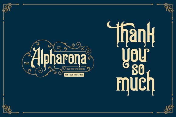 Alpharone Font - Preview 4