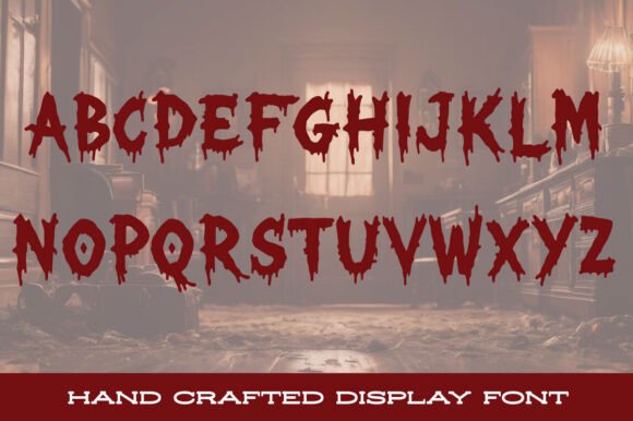 Bloodthorn Font PNG with transparent background - Preview 1