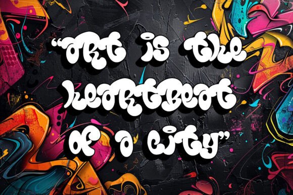 Bomber Marker Font font preview - 6