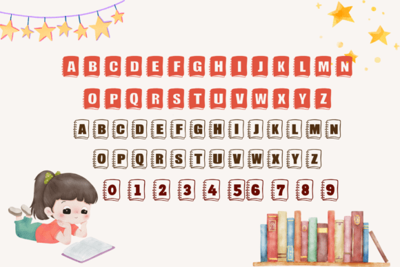Book Kids Font - Preview 1