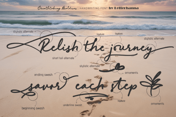Breathtaking Maldives Font - Preview 1