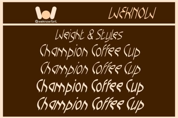 Champion Coffee Cup Font - Preview 6