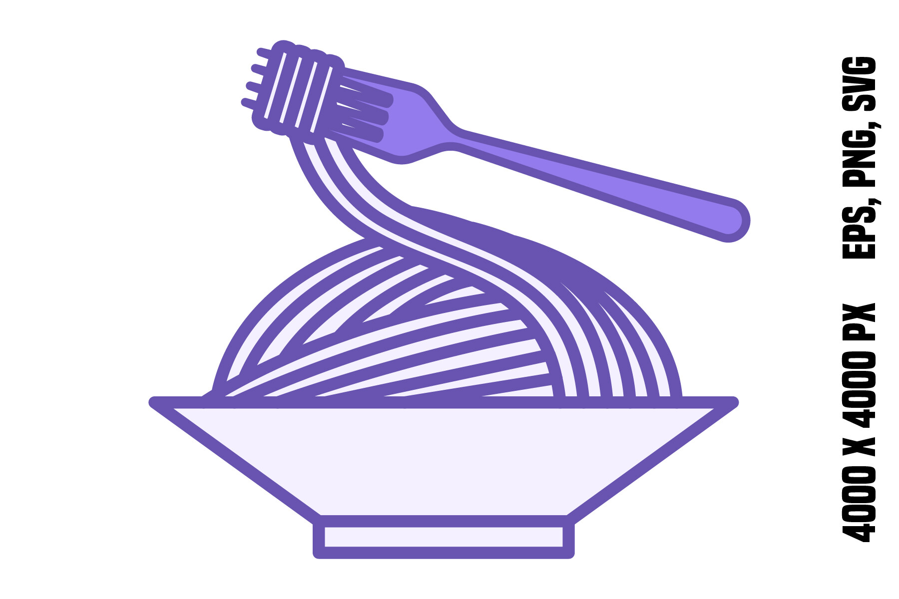 Colored Pasta Icon Graphic by YuliDor · Creative Fabrica