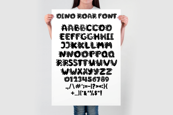Dino Roar Font - Preview 3