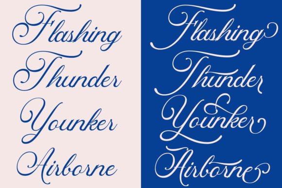 Flourishing Font - Preview 4