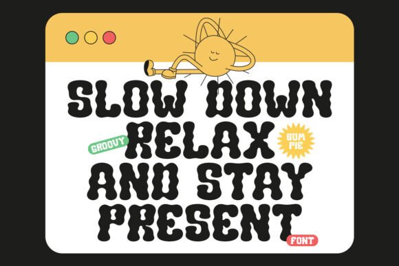 Groovy Bumpie Font - Preview 4