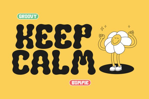 Groovy Bumpie Font - Preview 6