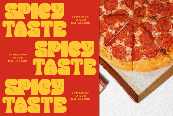 Groovy Cheese Font - Preview 4