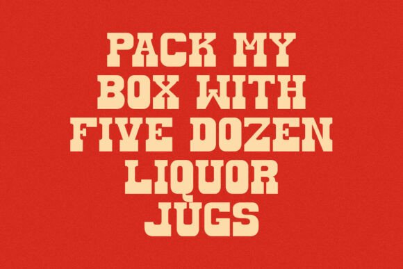 Groovy Western Font - Preview 1