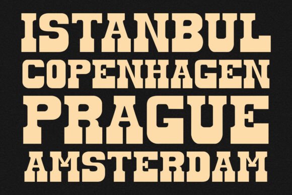 Groovy Western Font - Preview 5