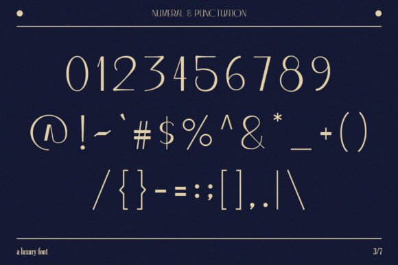 Micoas LuxuryFont Font PNG with transparent background - Preview 6