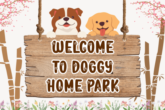 Prina Doggy Font PNG with transparent background - Preview 4