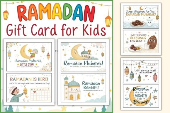 Ramadan Gift Card Craft for Kids