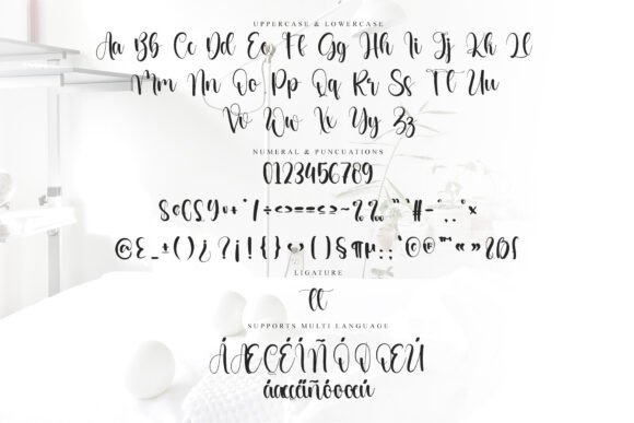 Samantha Upright Font PNG with transparent background - Preview 5