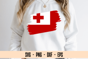Tonga Flag Svg, Tonga Flag Dxf, Tonga Graphic by makstudion · Creative ...