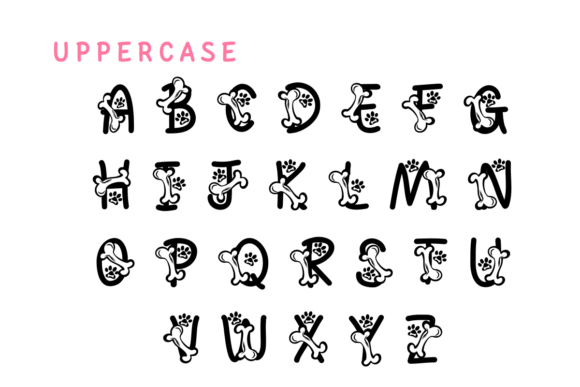 Dog Pet Font - Preview 1