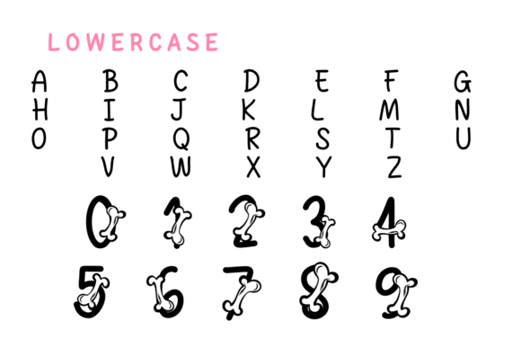 Dog Pet Font - Preview 2