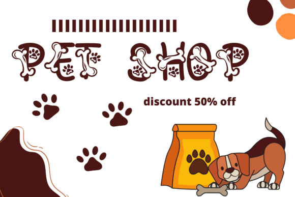 Dog Pet Font - Preview 5