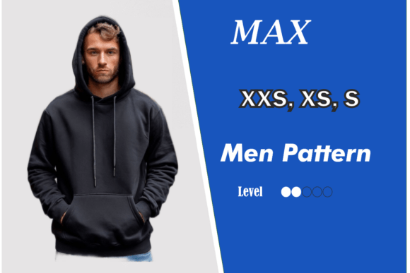 MAX Hoodie Pattern Men's Pattern PATTERN