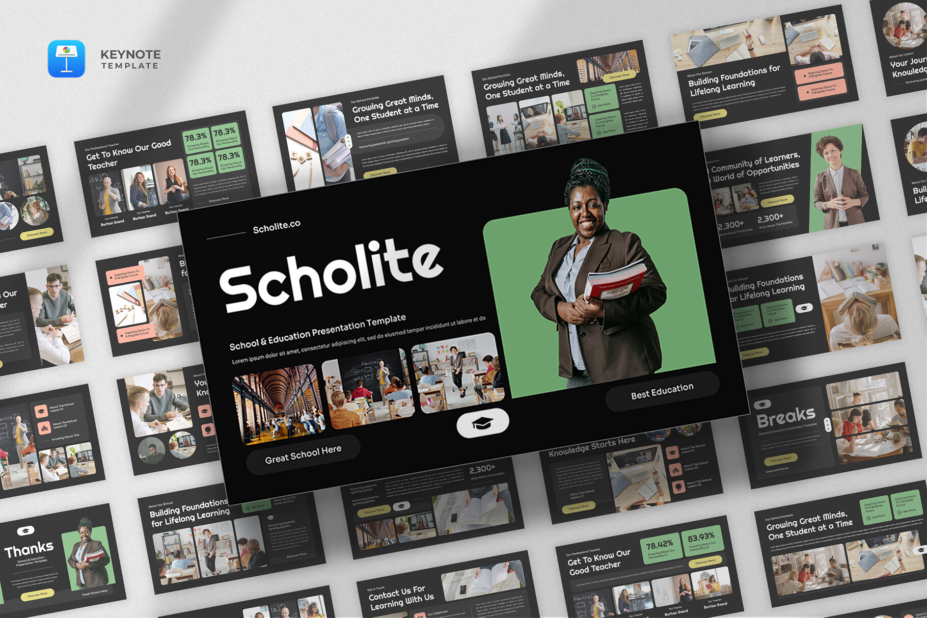 School Education Keynote Template Graphic by fluff.designstudio ...