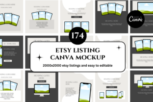 174 Etsy Canva Mockup Graphic by FolieDesign · Creative Fabrica