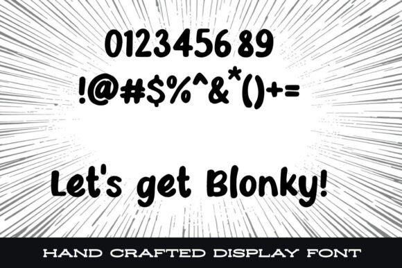 Blonky Font - Preview 2