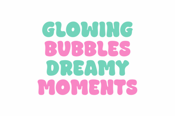Bubble Sorbet Font - Preview 1